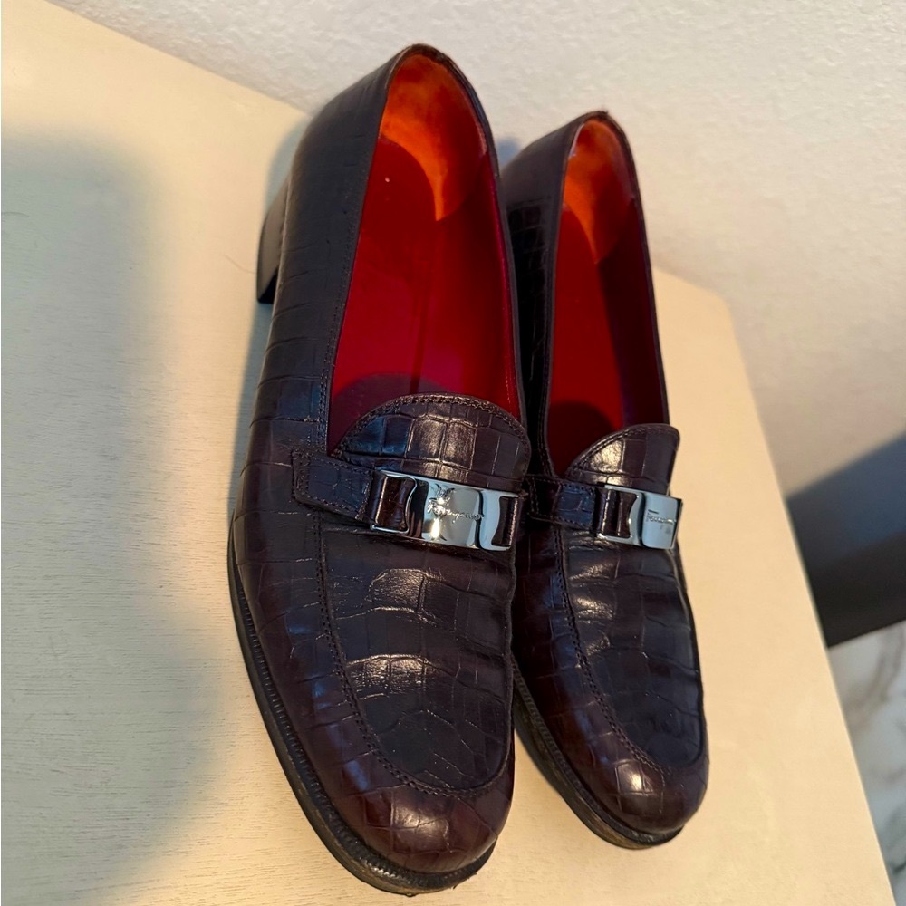 Ferragamo Leather Loafers